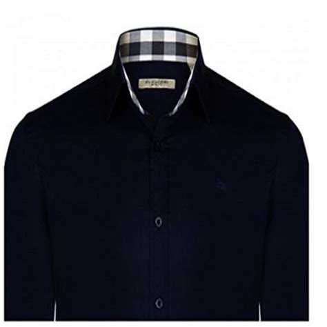 camicia burberry brit blu|burberry signatures for men.